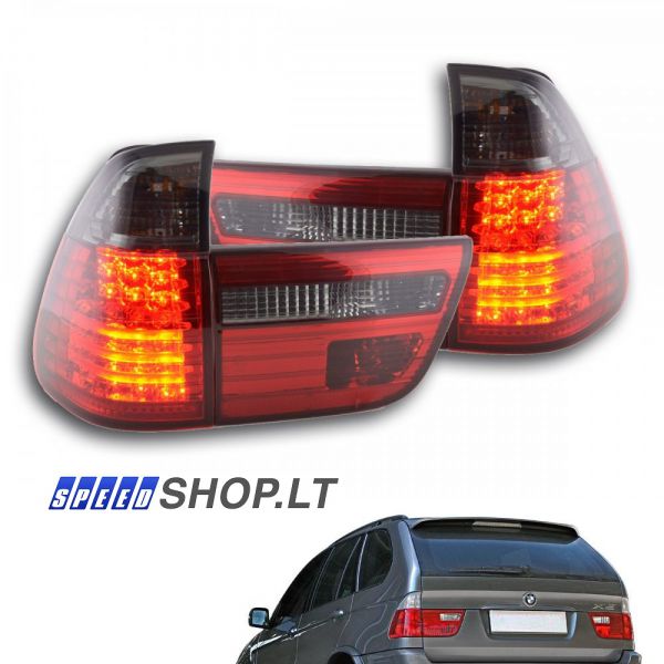 BMW x5 (E53) LED tamsinti galiniai žibintai